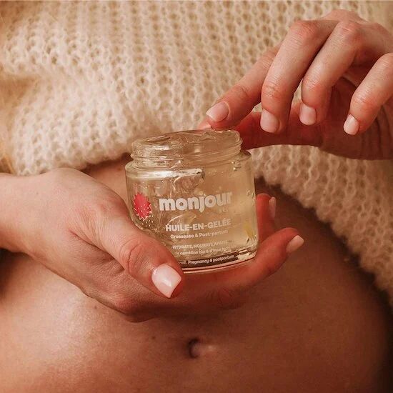 Huile en gelée soin grossesse et post-partum (Monjour) - Image 1