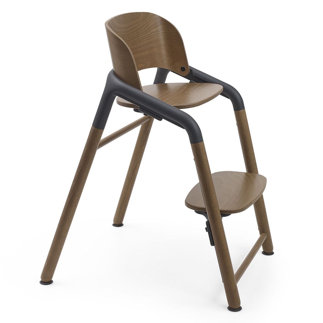 Chaise Haute Bugaboo Giraffe - Bois Chaud et Gris (Bugaboo) - Image 4