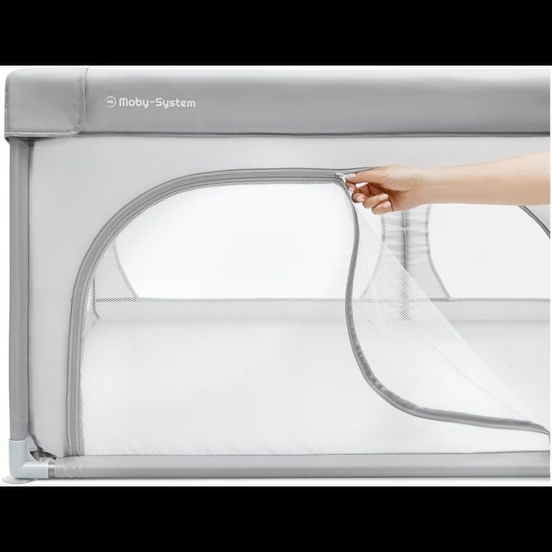 Parc bébé tissu pvc imperméable 200*160 (Moby System) - Image 3