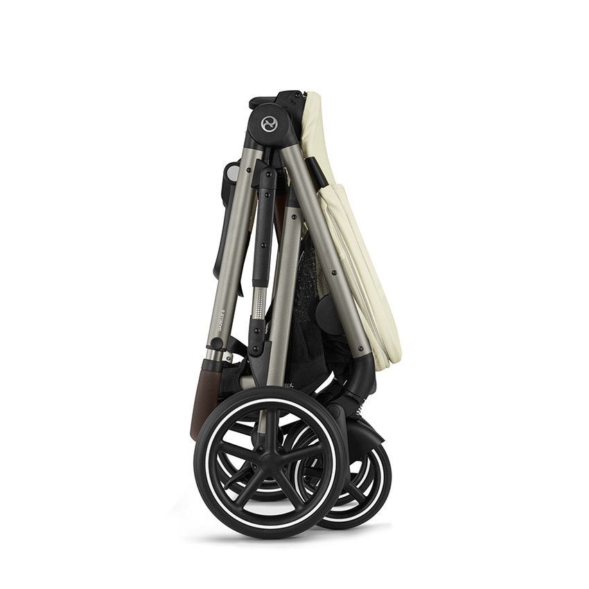 Poussette Gazelle S singel/double - Châssis Taupe / Siège Seashell Beige - Beige (Cybex) - Image 7