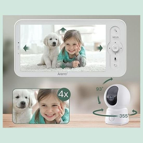 Babyphone caméra connecté ou sans ondes Alnanny (Nanny Care) - Image 1