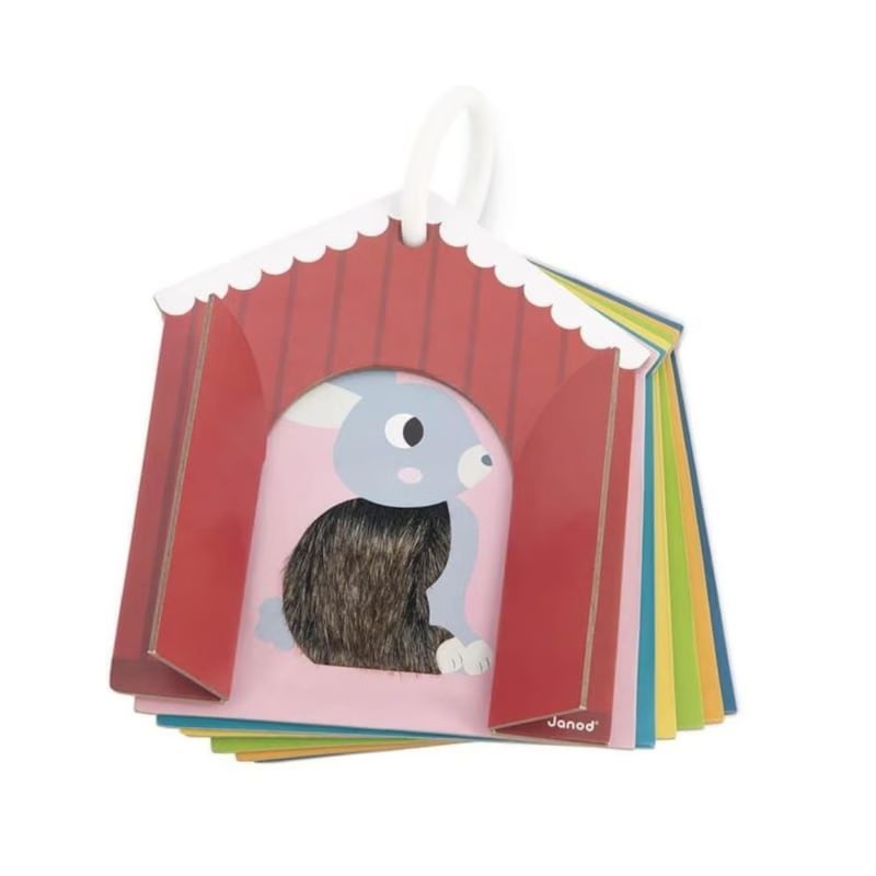 7 cartes tactiles - les animaux de la fe (Janod) - Image 3