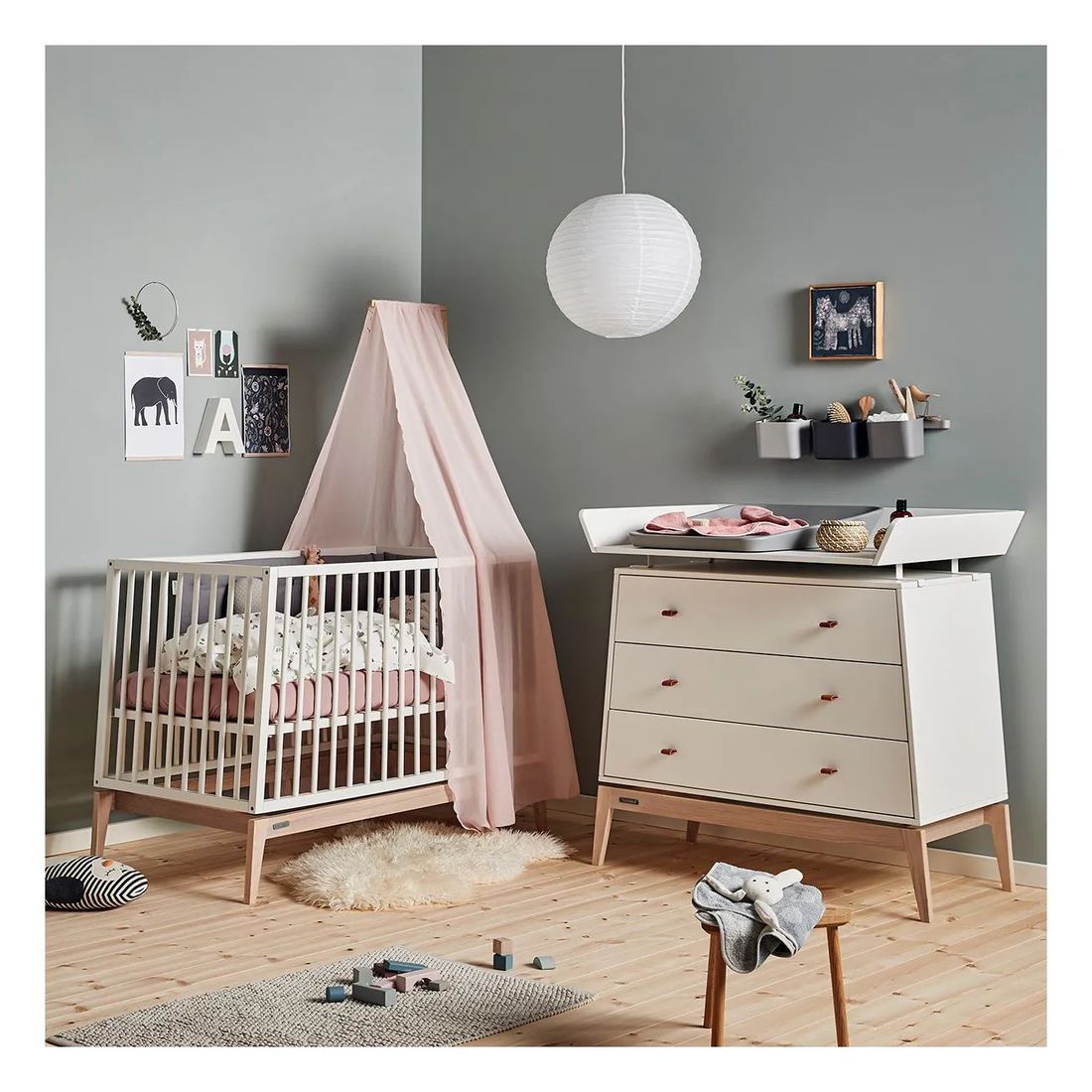 Leander - Commode Luna chêne - 3 tiroirs (Leander) - Image 2
