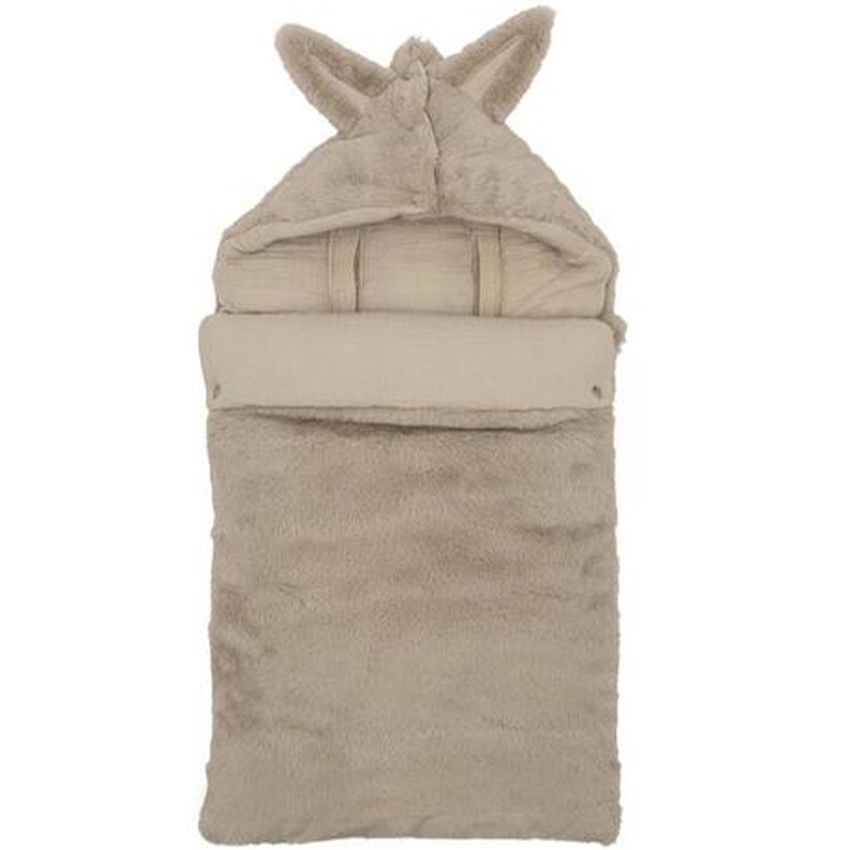 Nid d'ange fausse fourrure Angora Beige - 0/6 mois - Beige (Bb&Co) - Couverture