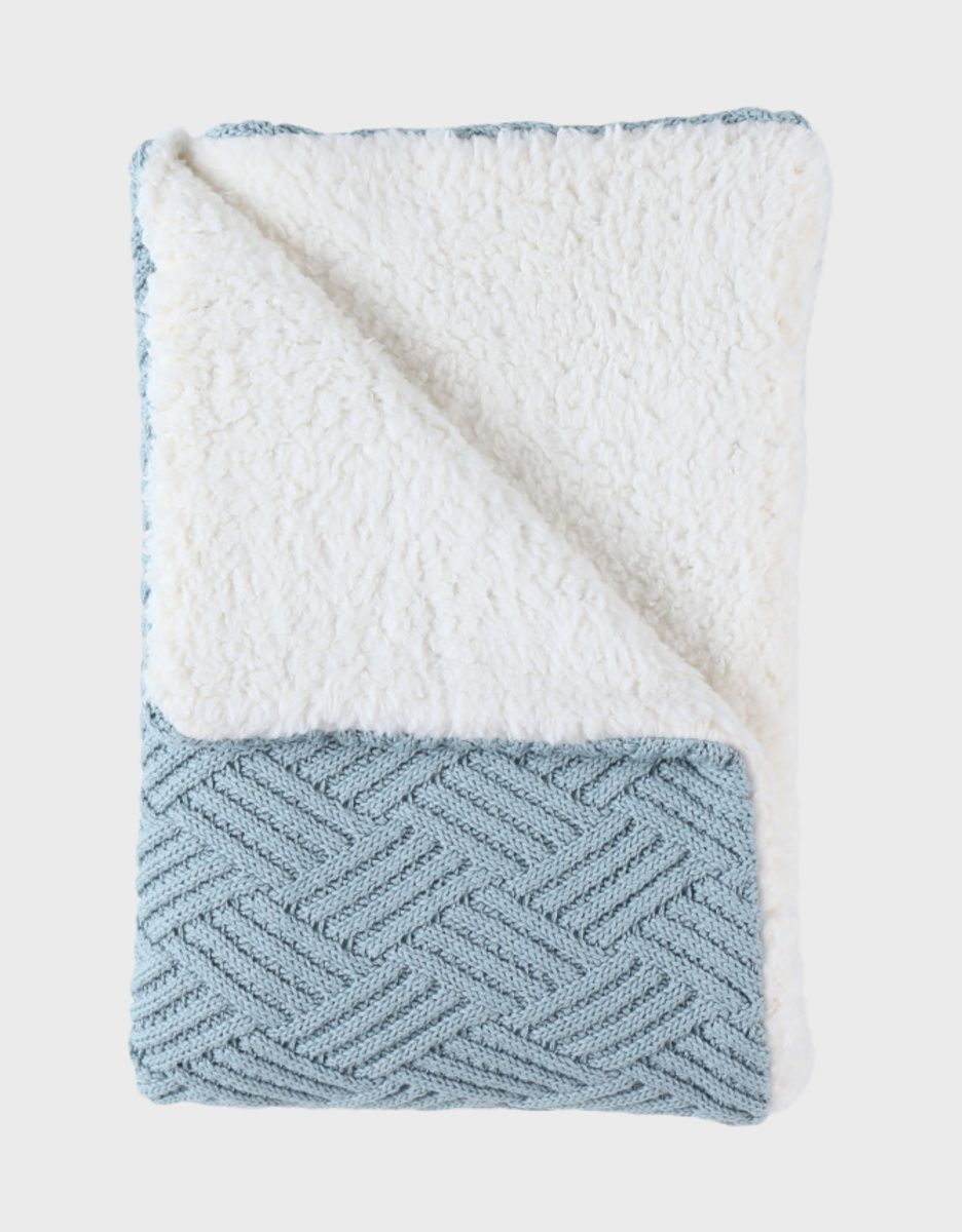 Couverture 75x100cm, Coton BIO/Sherpa (Noukie's) - Image 5