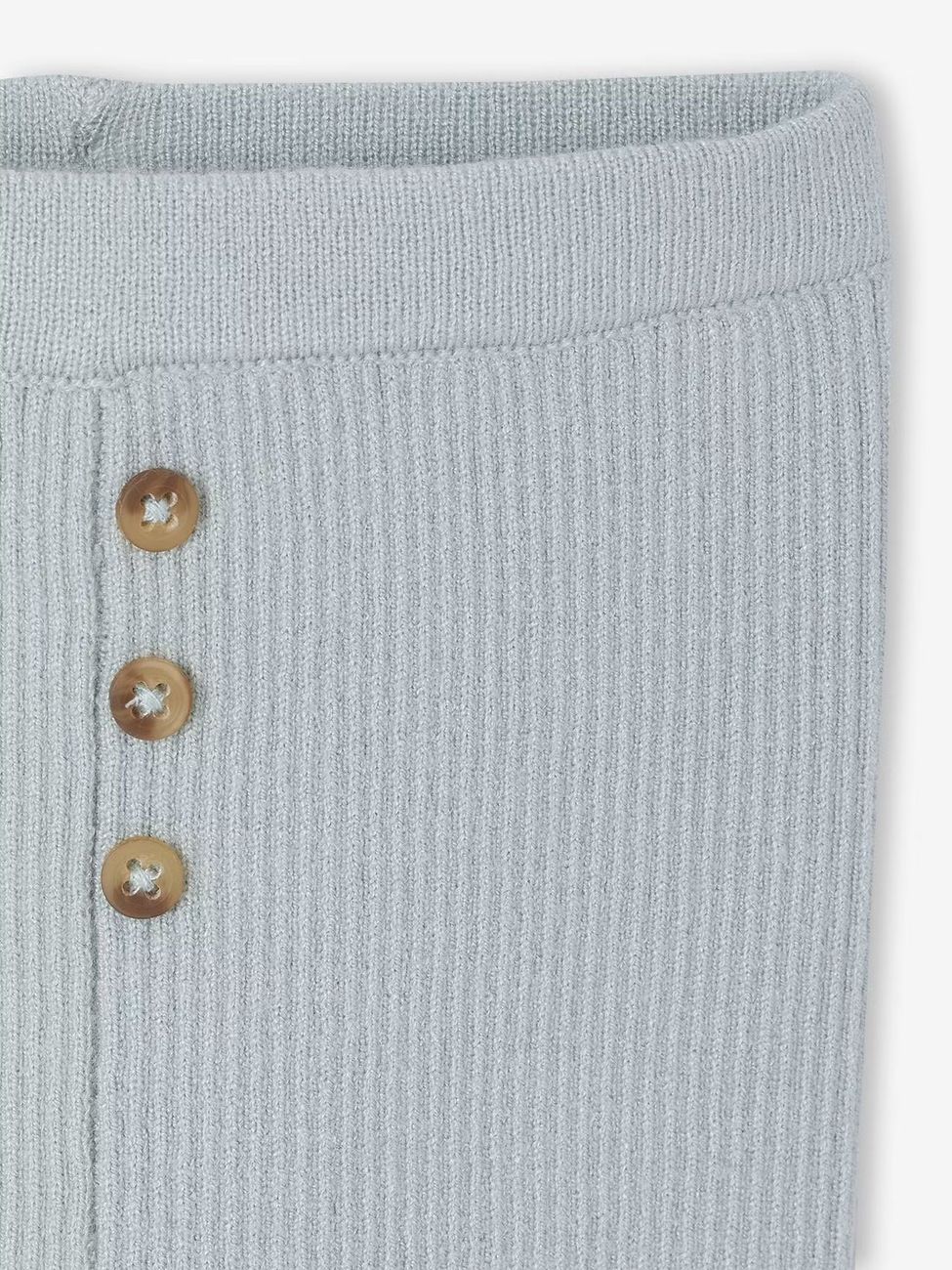 Legging évolutif en tricot bébé vert d'eau (Vertbaudet) - Image 2