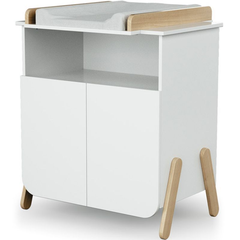 Commode à langer en bois de hêtre Pirate blanc (At4) - Image 1