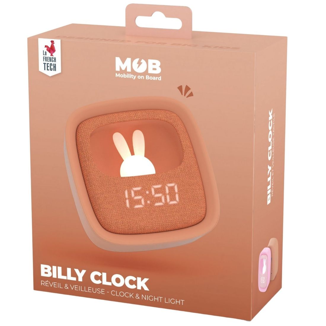Réveil 2 en 1 Billy Clock Caramel (MOB) - Image 7