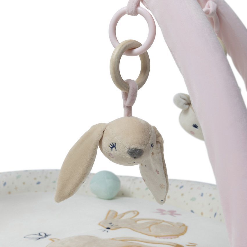 Tapis d'éveil en velours Little Deer - Ecru (Prémaman) - Image 4