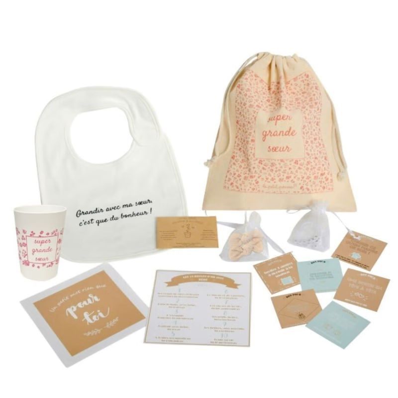 Boite à grande soeur remplie de cadeaux (Le Petit Pousse) - Image 1