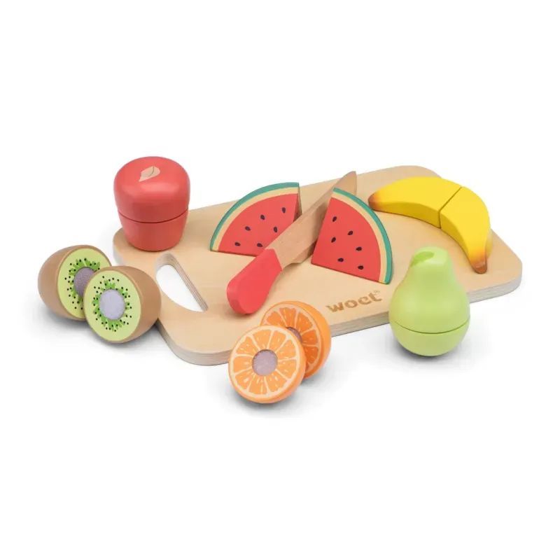 Fruits en bois à découper (New Classic Toys) - Couverture