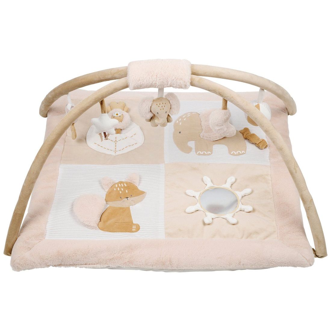 Tapis d'éveil avec arches Ernest, Flo et Oli (80 x 80 cm) (Nattou) - Couverture