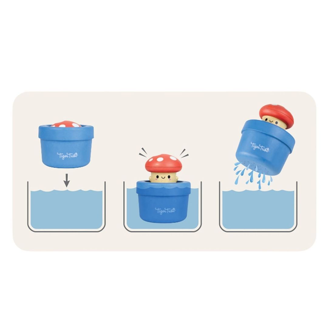 Jouet de bain Pop-Up Champignon (Tiger Tribe) - Image 4