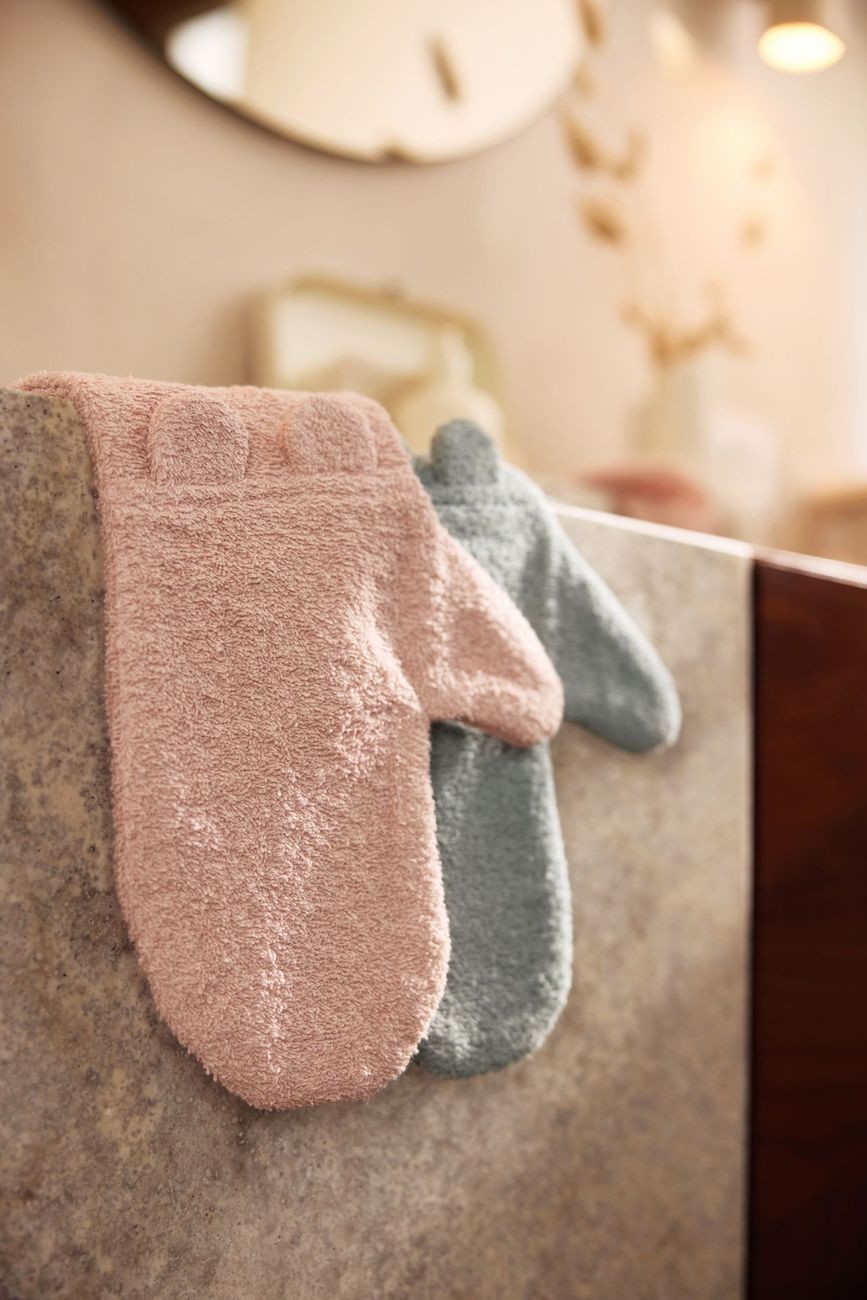 Gant de toilette en éponge Sea Green (Jollein) - Image 3