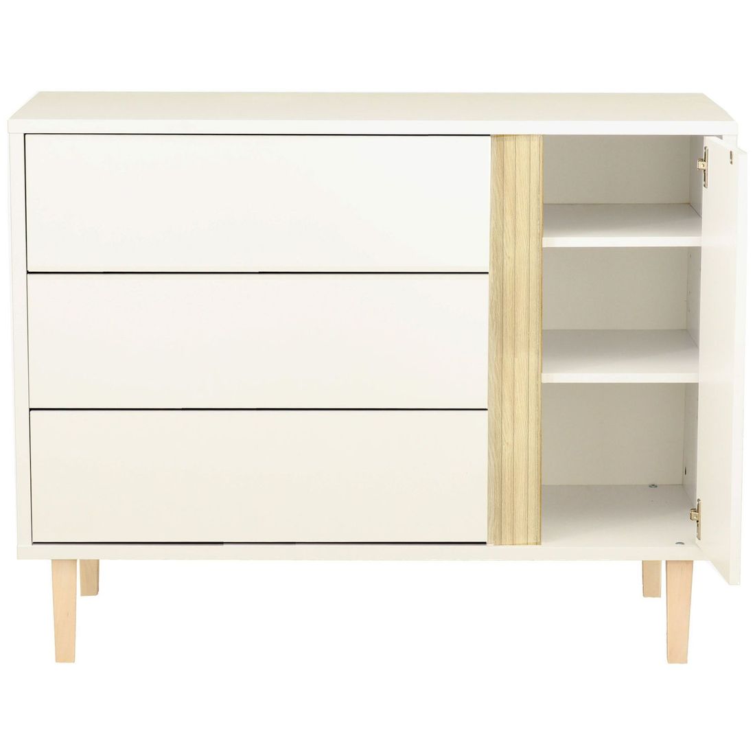 Commode 3 tiroirs et 1 porte Paloma (Sauthon) - Image 6