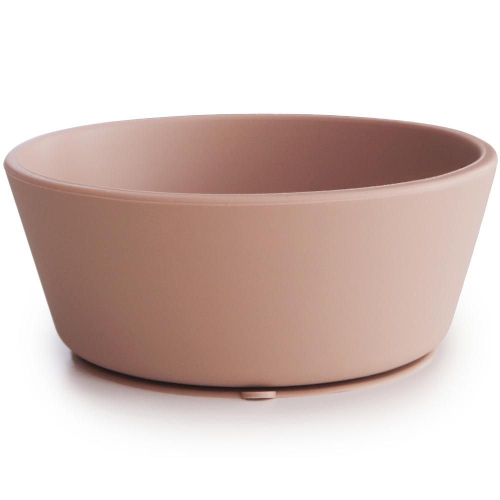 Bol à ventouse en silicone Blush (Mushie) - Couverture