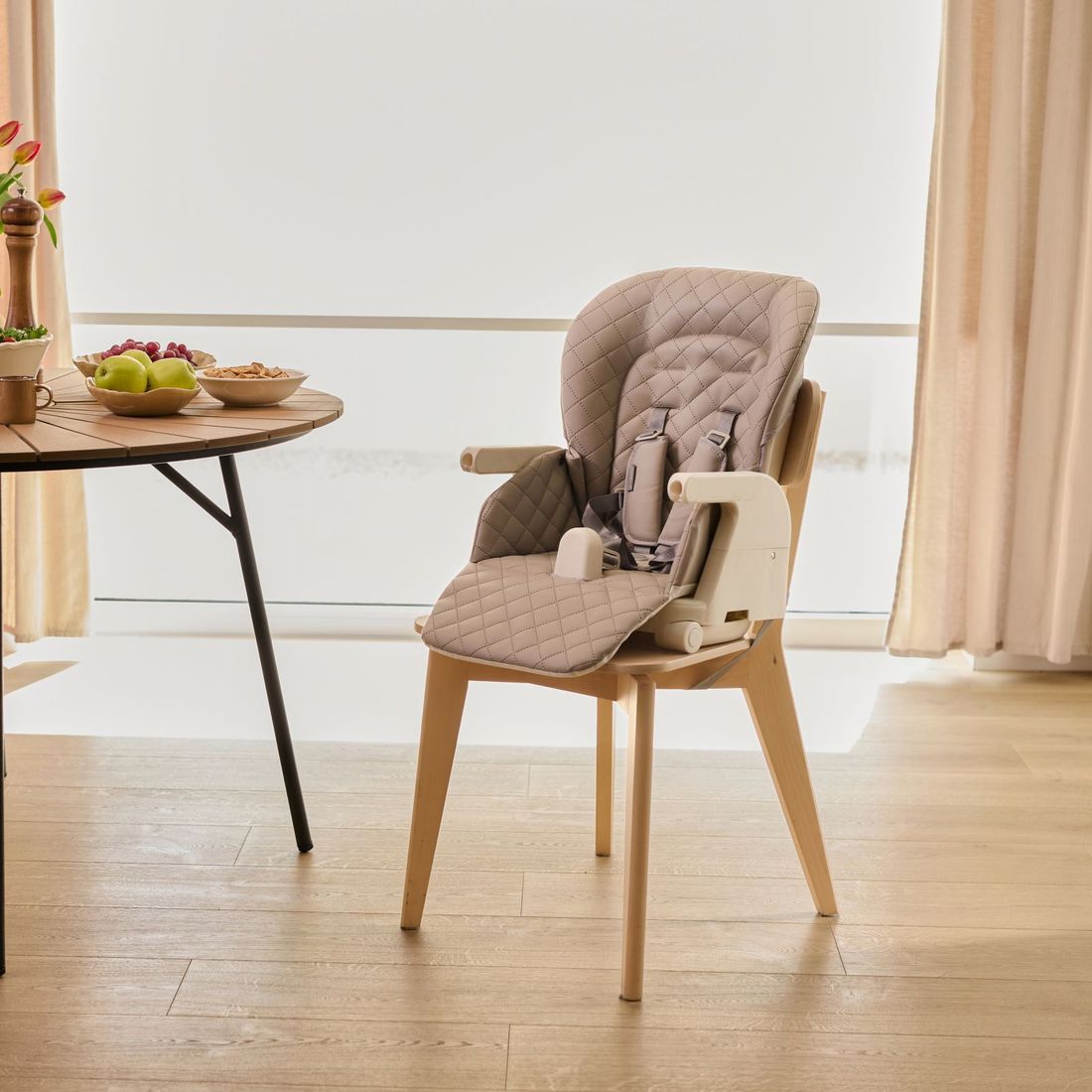 Chaise haute 3-en-1 TULO beige (Kinderkraft) - Image 16