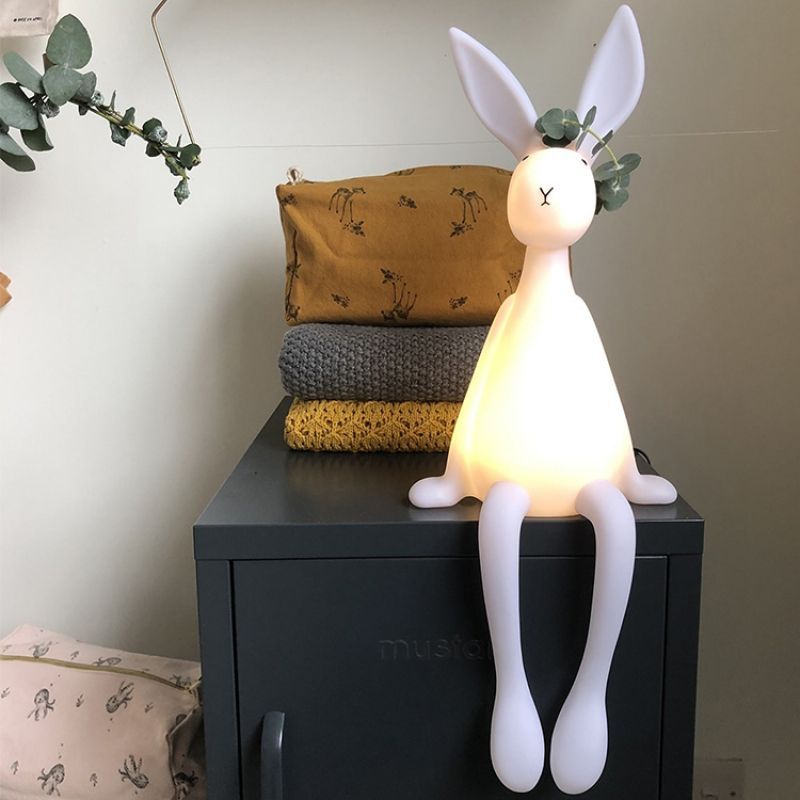 Lampe veilleuse Joseph le lapin (Rose in April) - Image 2