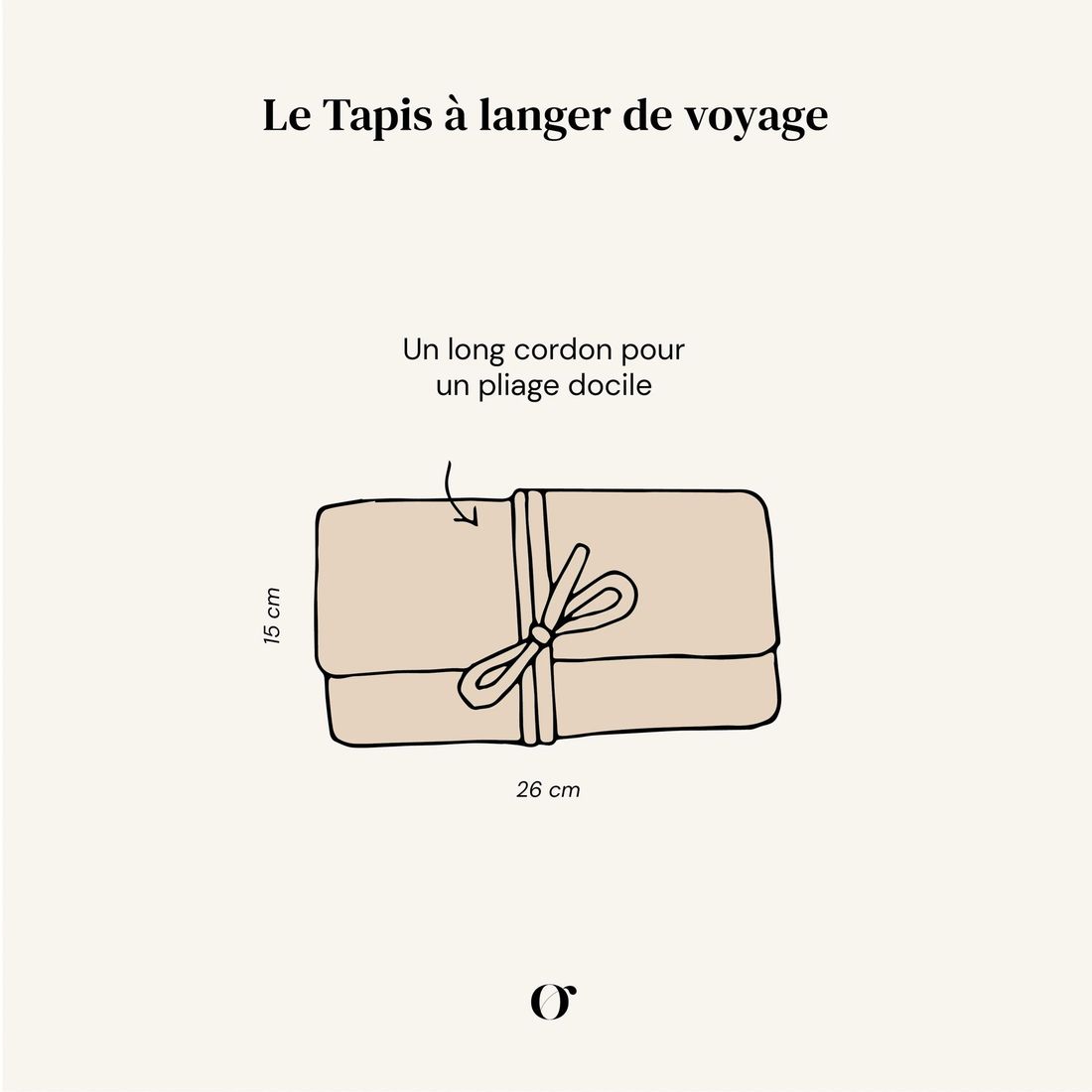 Tapis à langer Bruyère Bois de Rose (Orso Paris) - Image 8