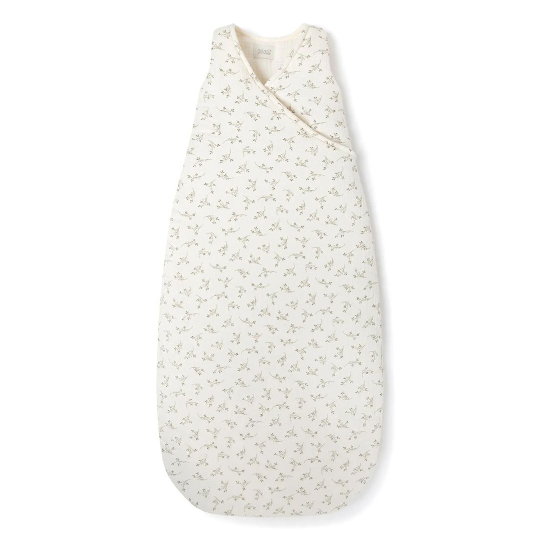 Babyshower - Gigoteuse en gaze de coton Olive (Babyshower) - Image 1