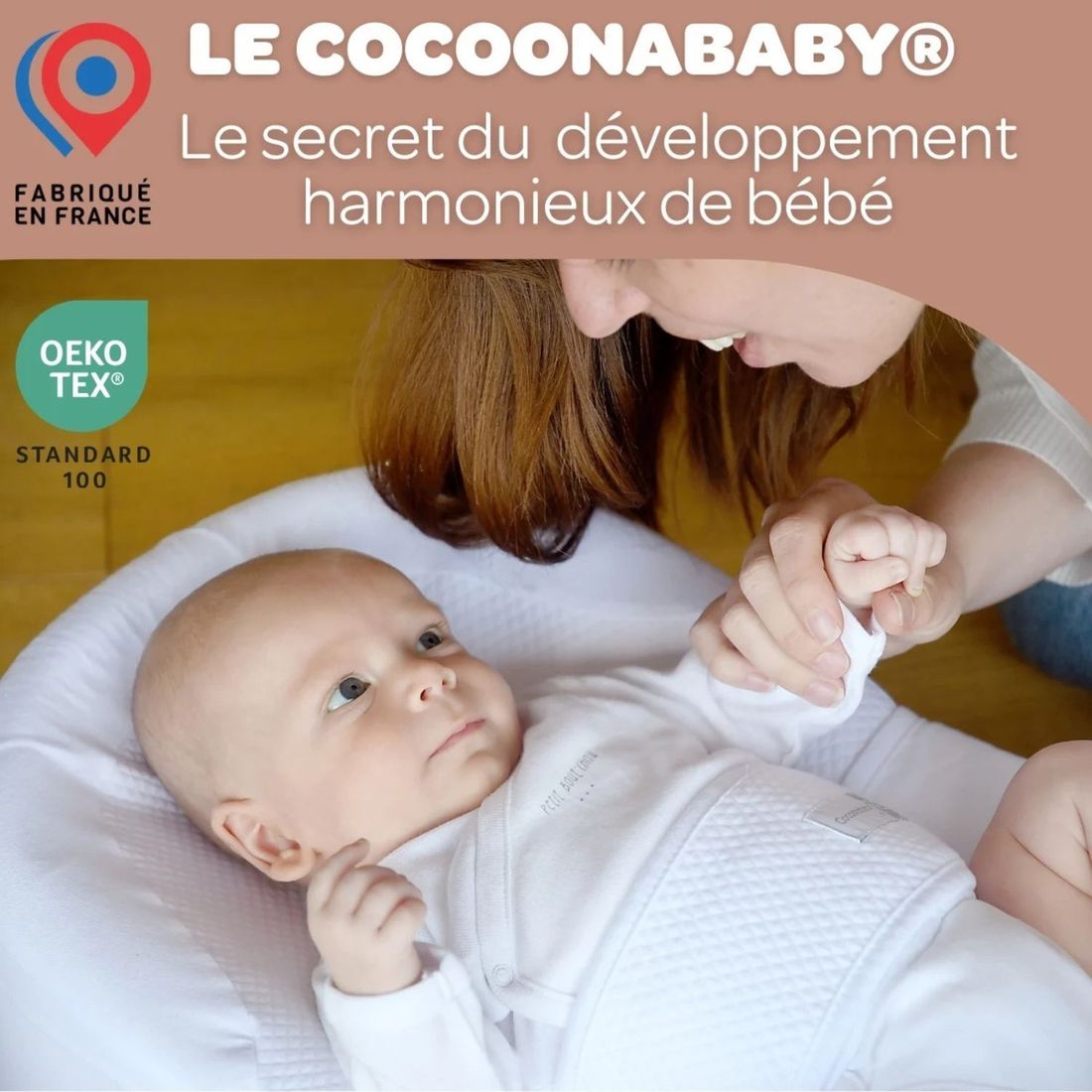 Réducteur de lit Cocoonababy 10° Moon et stars (Béaba) - Image 3