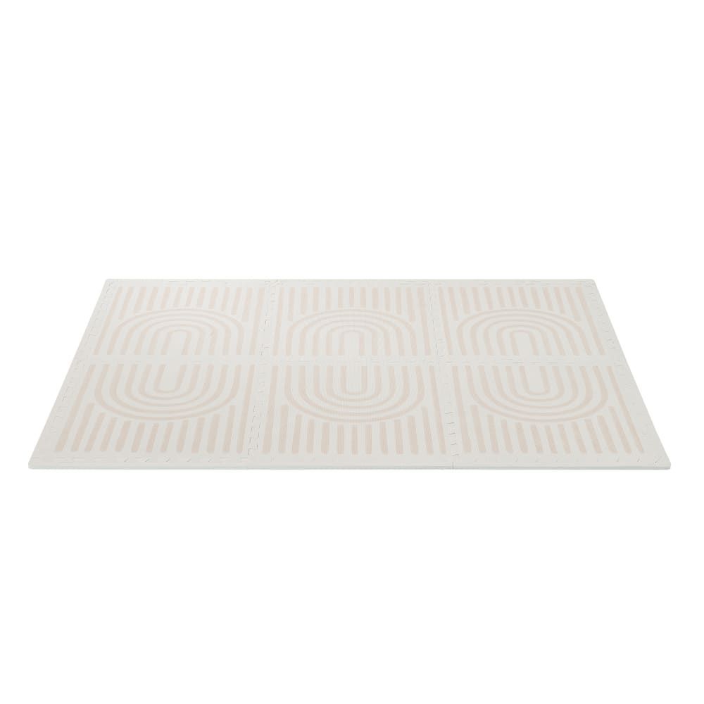 Tapis de jeu puzzle en mousse créme 120x180cm (ToddleKind) - Image 2