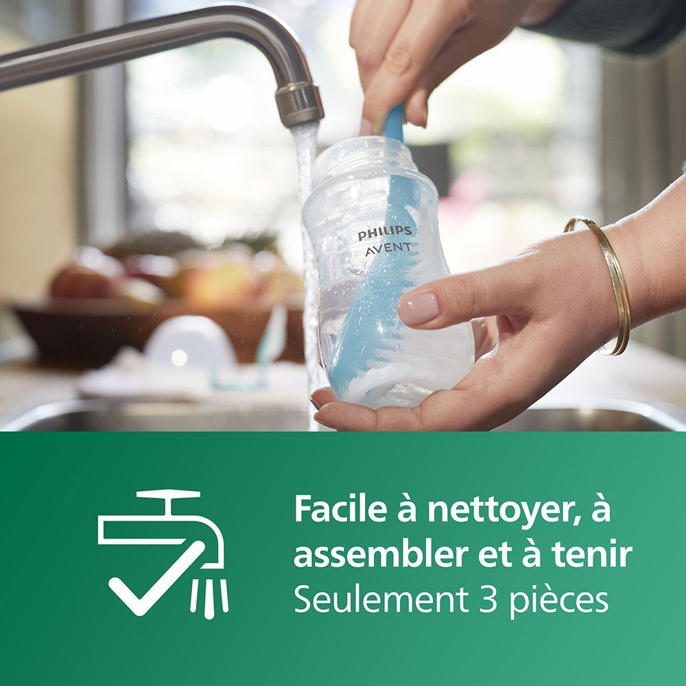 Lot de 2 Biberons Natural en verre 3.0 (Philips Avent) - Image 6