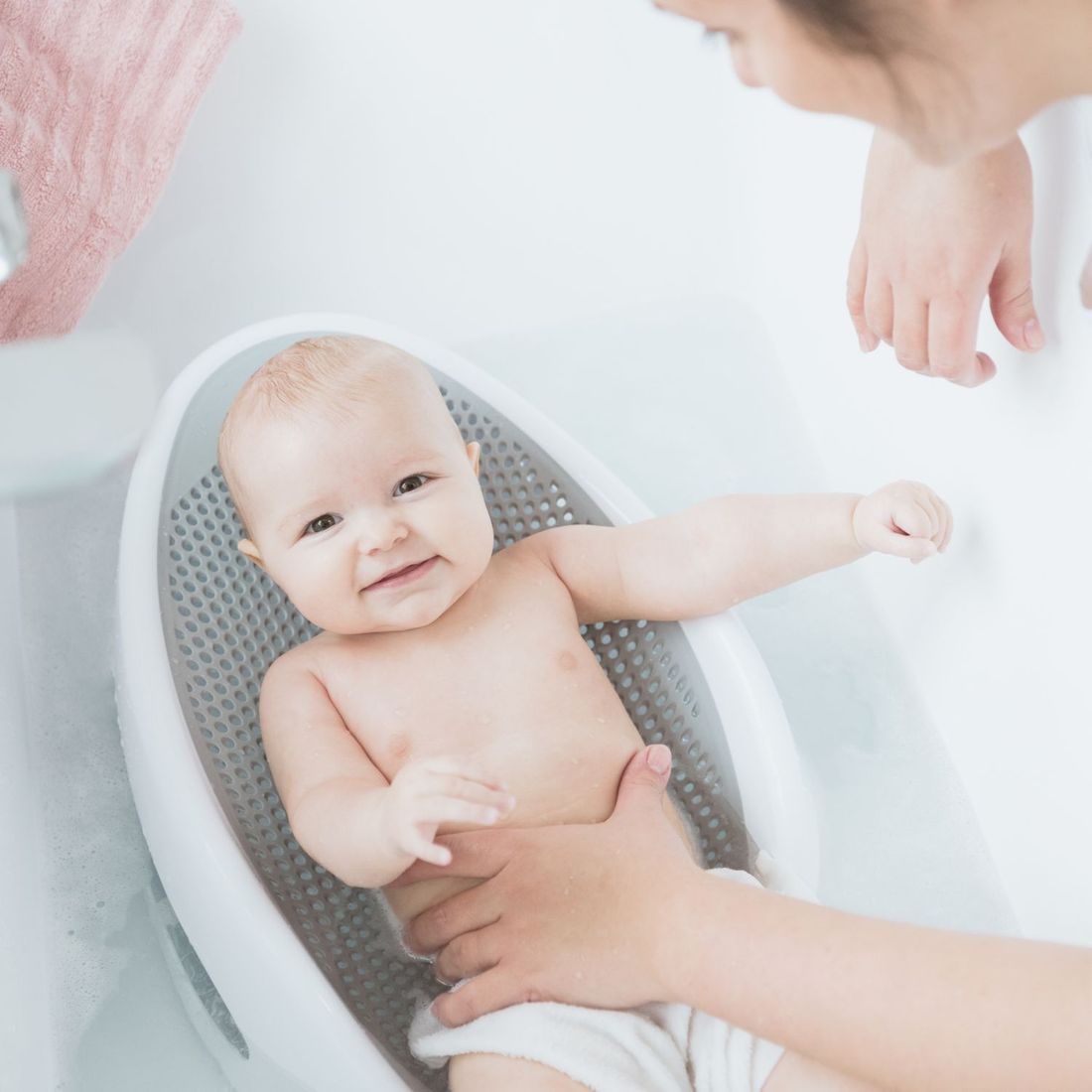 Transat de bain gris (Angelcare) - Image 5
