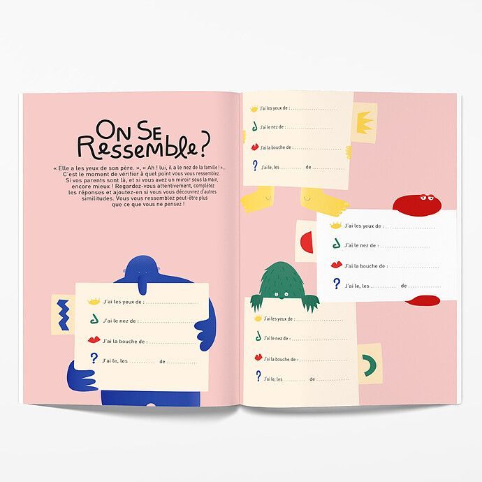 Livre à Compléter Entre Frères et Soeurs (Minus Editions) - Image 1