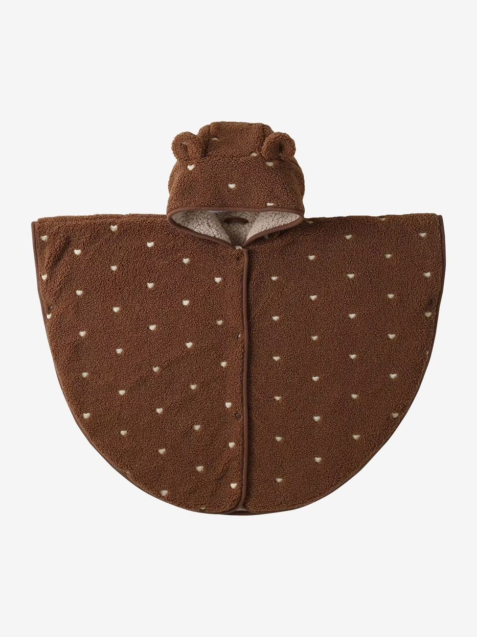 Poncho bébé 18-36 mois pour siège auto coeur fondant (Vertbaudet) - Couverture
