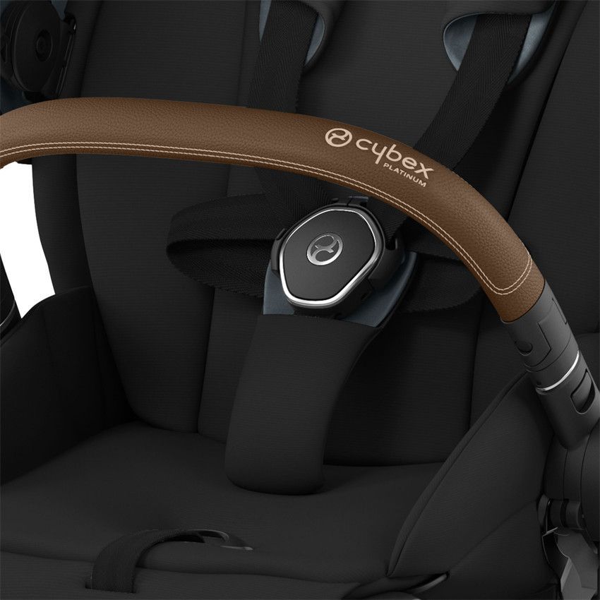 Châssis poussette Priam Chrome - Marron - Noir (Cybex) - Image 3