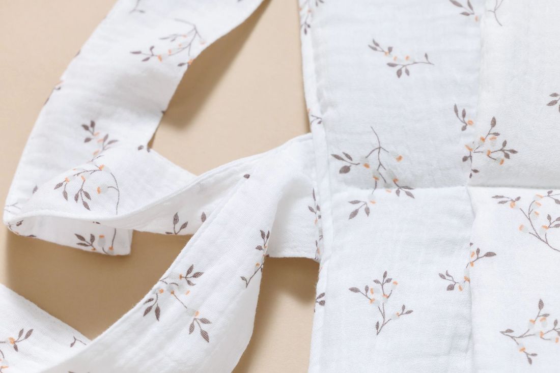 - Pochette de Rangement - Fleurs de Coton - Blanc (Mon Lit Cabane) - Image 5