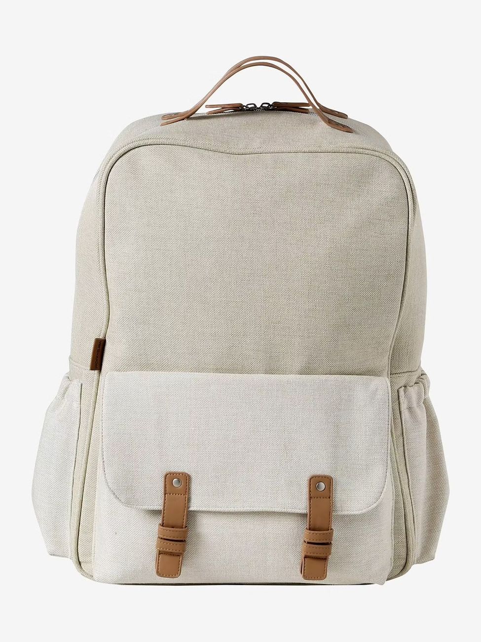 Sac à dos à langer Bergen écru (Vertbaudet) - Image 1
