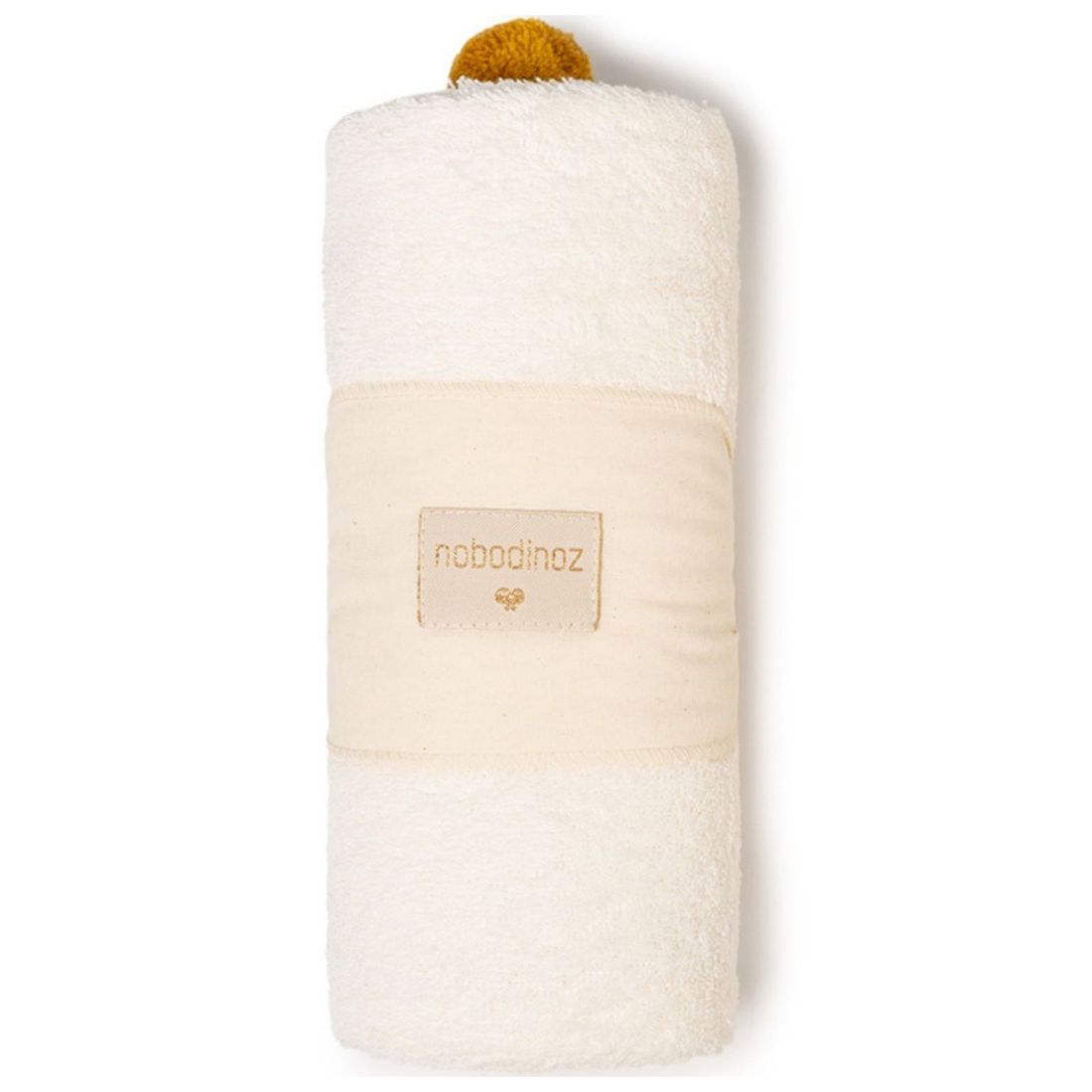 Cape de bain écru So cute (73 x 73 cm) (Nobodinoz) - Image 8