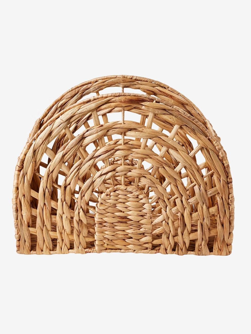 Panier de rangement Arc-en-ciel en jacinthe d'eau bois (Vertbaudet) - Image 2