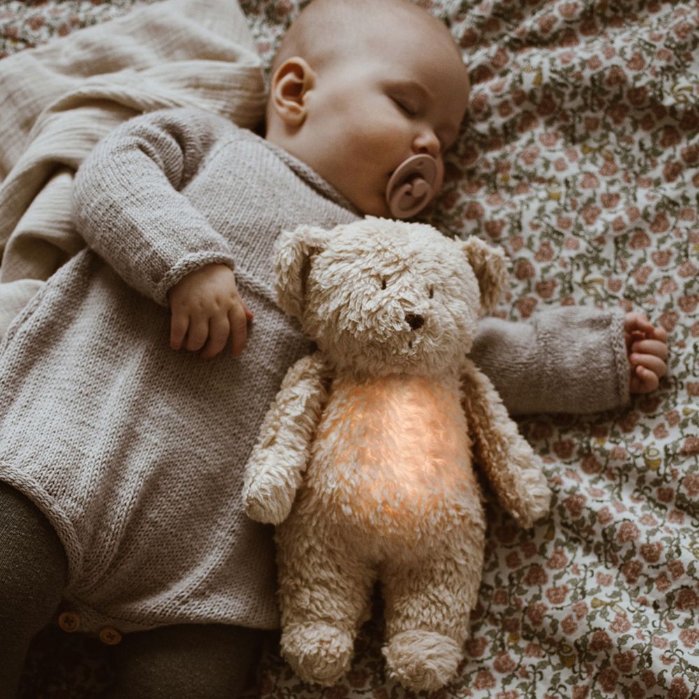 Peluche veilleuse Ours sable 2.0 (Moonie) - Image 2