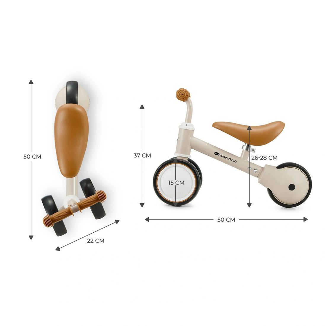 Draisienne CUTIE beige (Kinderkraft) - Image 5