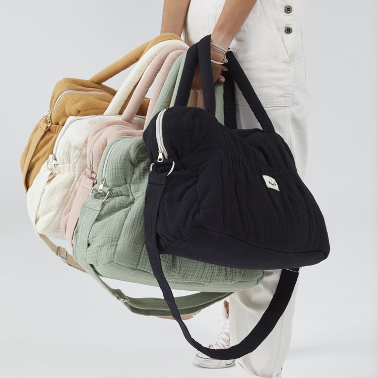 Sac à langer à anses noir réglisse Comme un bonbon (BEBEL) - Image 6