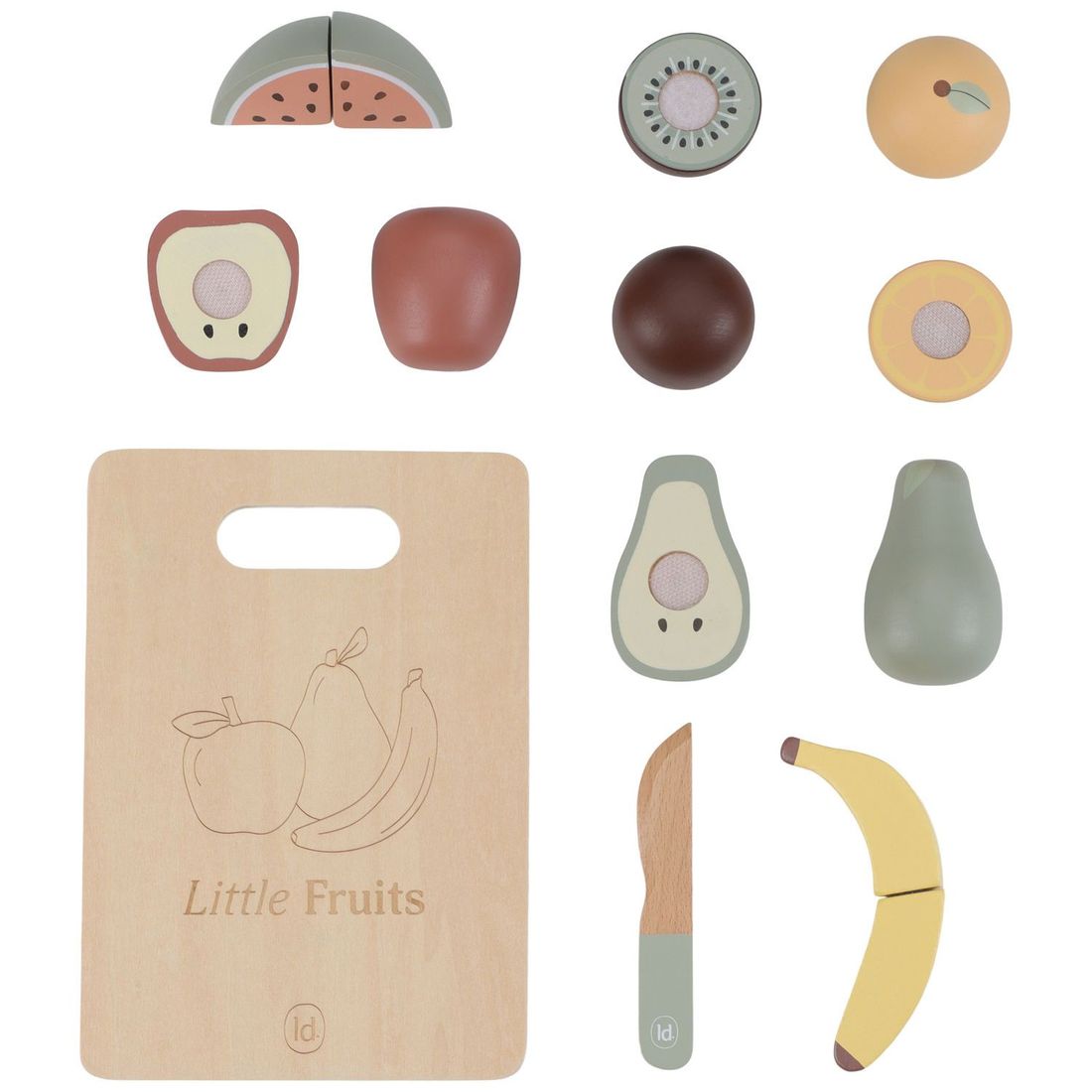 Fruits à découper en bois (Little Dutch) - Image 8