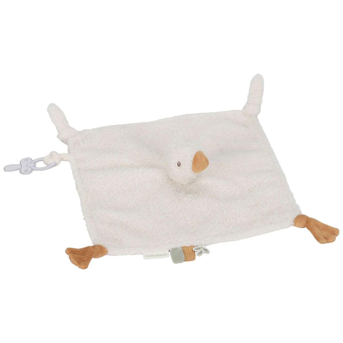 Doudou carré Oie Newborn (Little Dutch) - Image 5