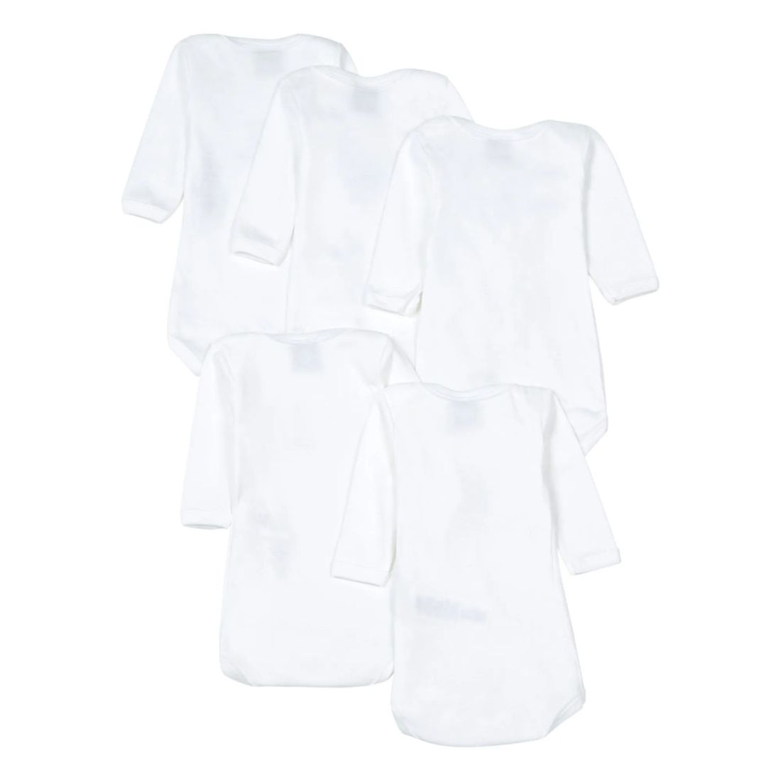 Petit Bateau - Lot 5 Bodies Croisés (Petit Bateau) - Image 2