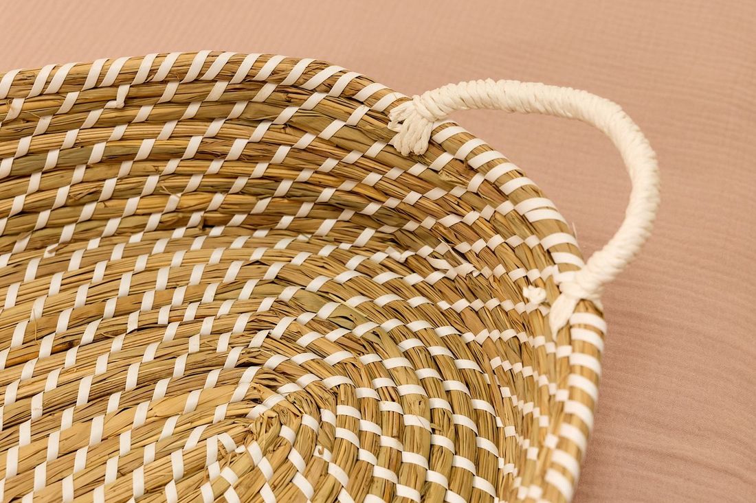 - Panier à Langer avec Matelas - Naturel & Blanc - Naturel (Mon Lit Cabane) - Image 5