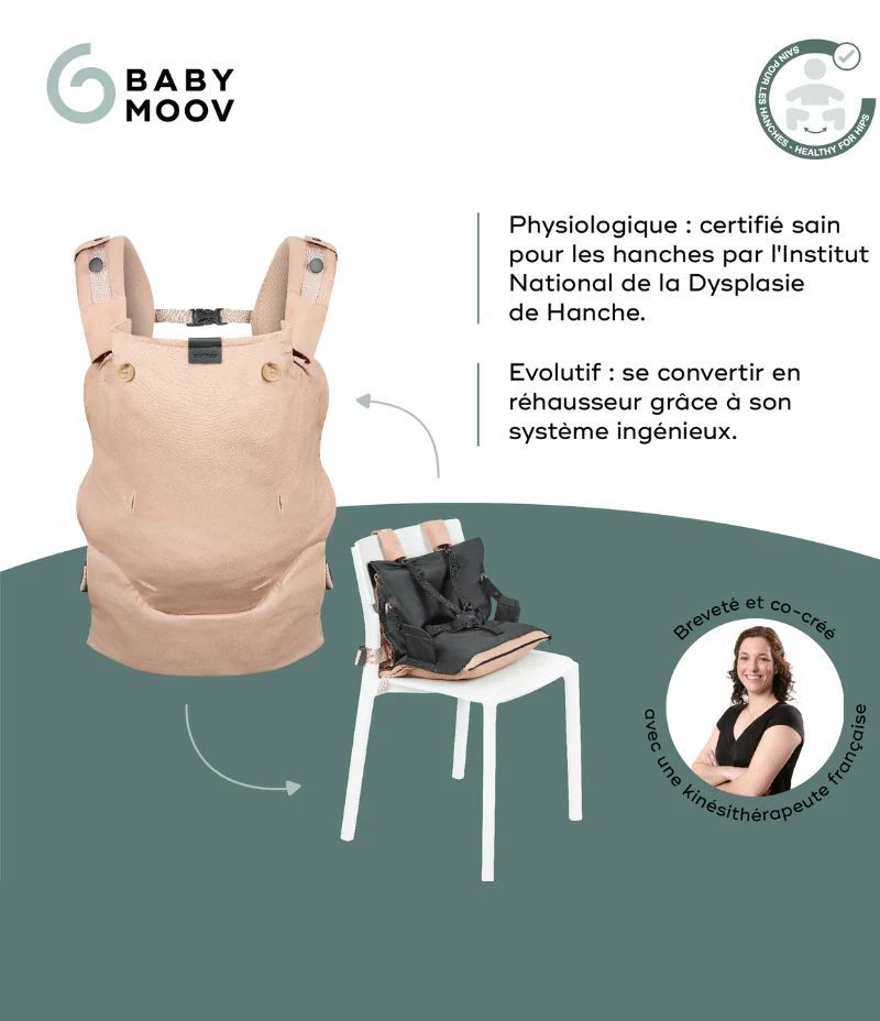Porte-bébé physiologique, Dès la naissance - Moov & Boost (Babymoov) - Image 1