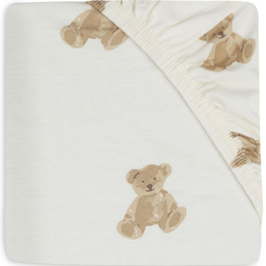 Drap housse en coton ours Teddy Bear (60 x 120 cm) (Jollein) - Couverture