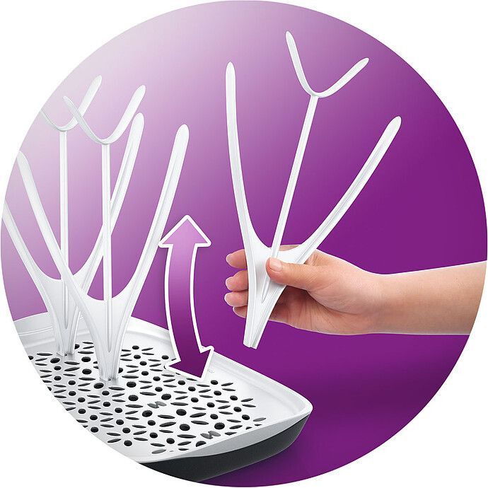 Égouttoir Design - Noir et Blanc (Philips Avent) - Image 5