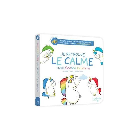 Livre sonore - Je retrouve le calme avec Gaston la licorne (Hachette Jeunesse) - Couverture