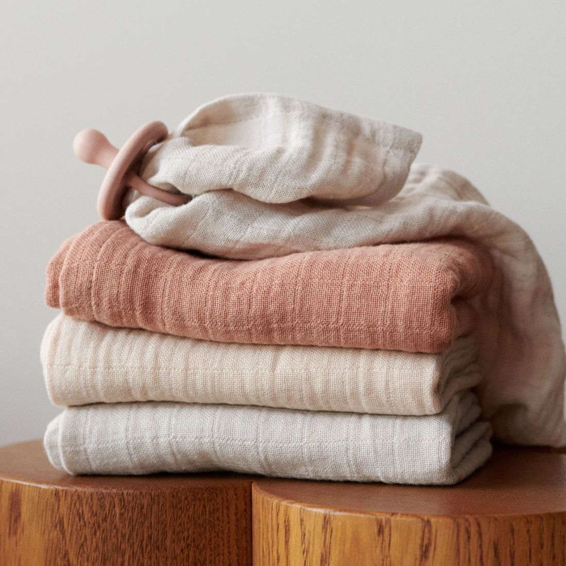 Lot de 3 langes Lewis Tuscany Rose Mix (65 x 65 cm) (Liewood) - Image 1