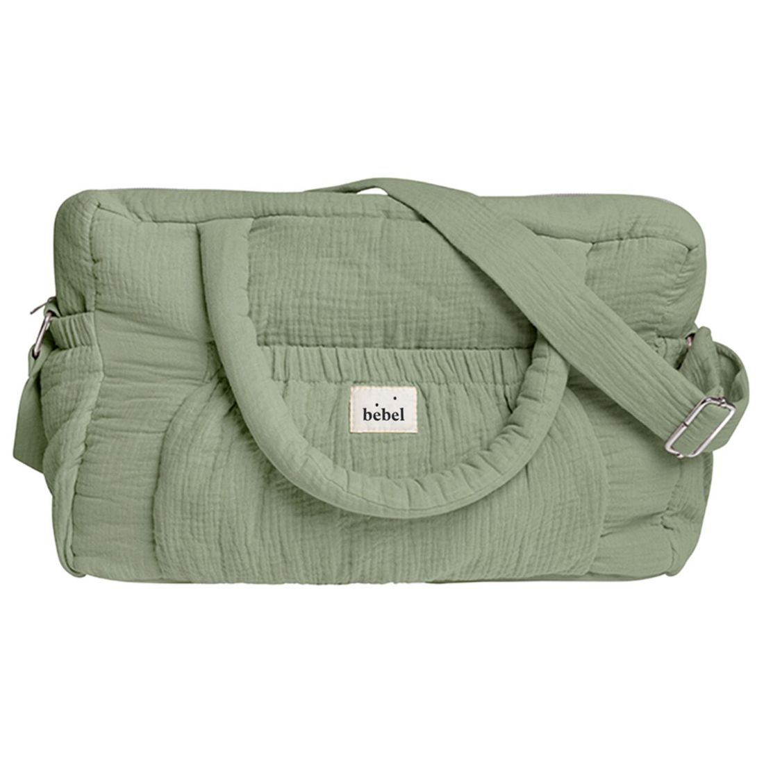 Sac à langer à anses vert amande (BEBEL) - Image 1