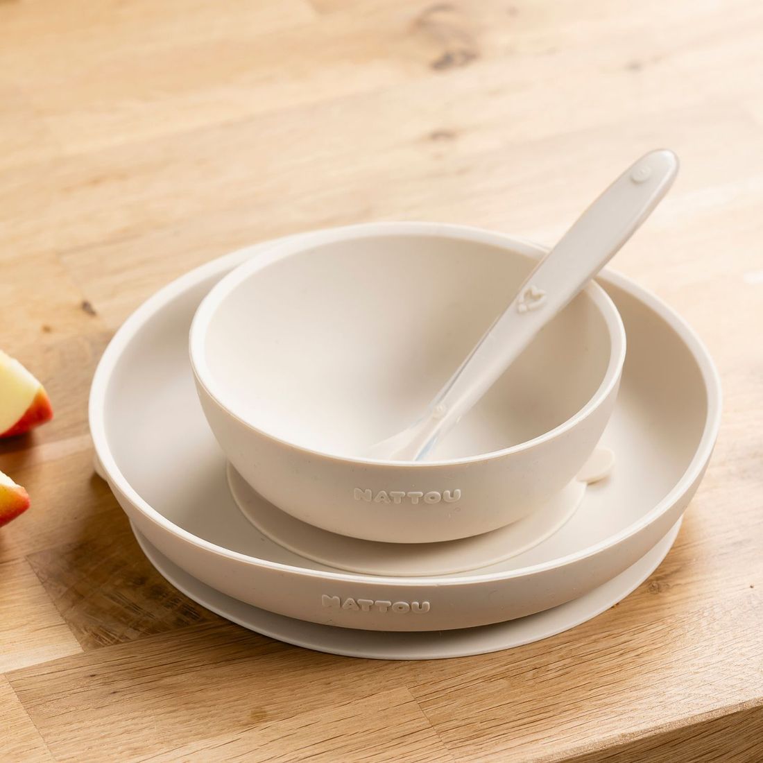 Coffret repas Argile (3 pièces) (Nattou) - Image 3