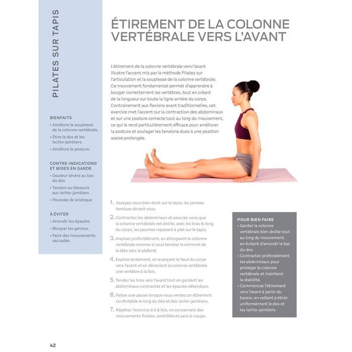 Exercices de Pilates pour débutants (Éditions Le Courrier Du Livre) - Image 3